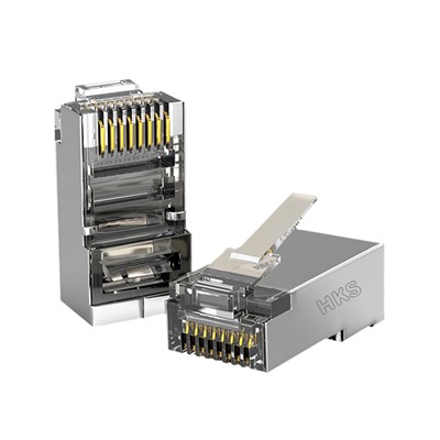 Shielded Cat6 RJ45 Connectors