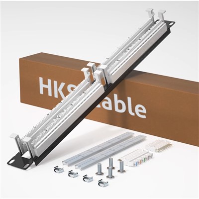 Audio Patch Panel100-Port 110 Type RJ45 110-port