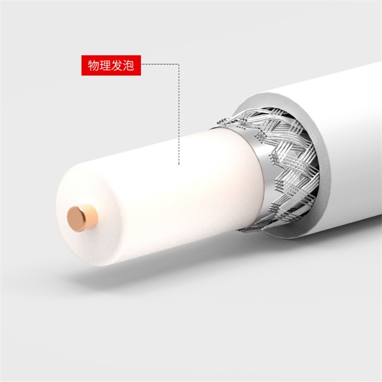 RG6 coaxial cable white