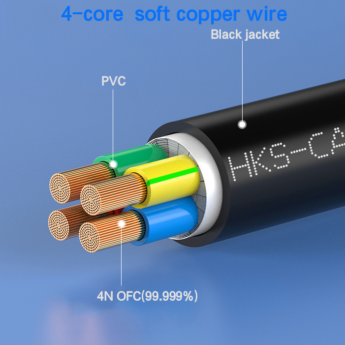4 Core Electrical Power Cable