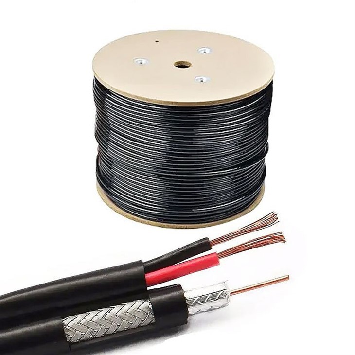 Black RG59 With Power Cable