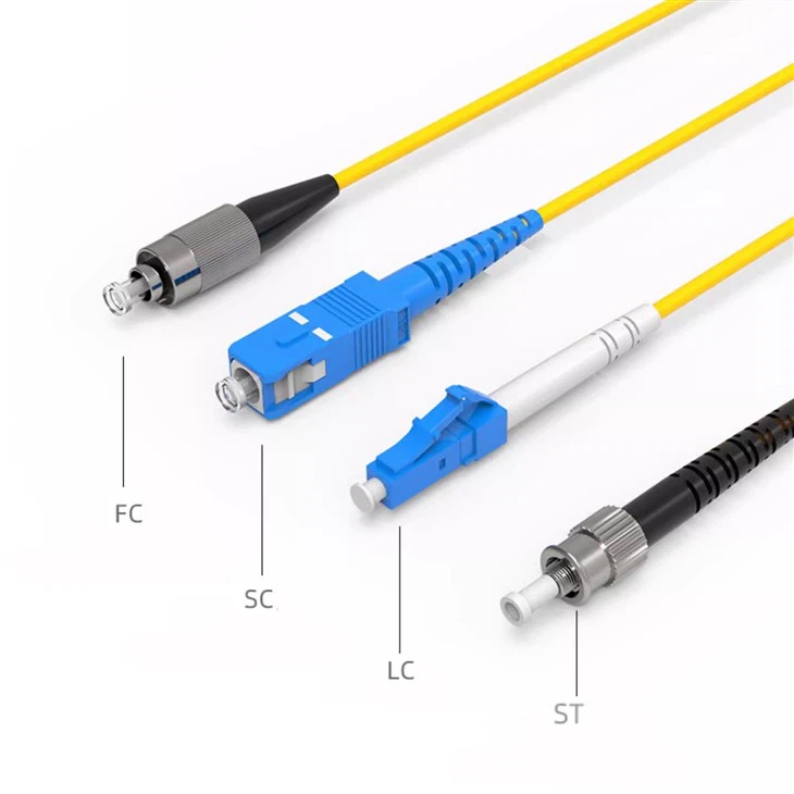 LSZH LC ST UPC Single Optic Fiber Patch Cable